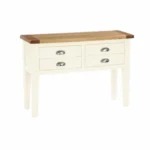 Provensálsky konzolový stolík so 4 zásuvkami 120x40x75 cm