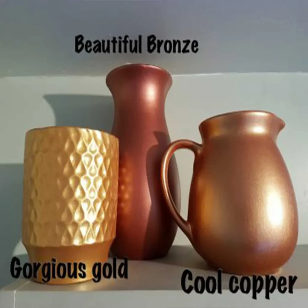 Tri realizované projekty s metalickými práškami na kriedové farby - Dubu.sk - metalické prášky Frenchic Slovensko