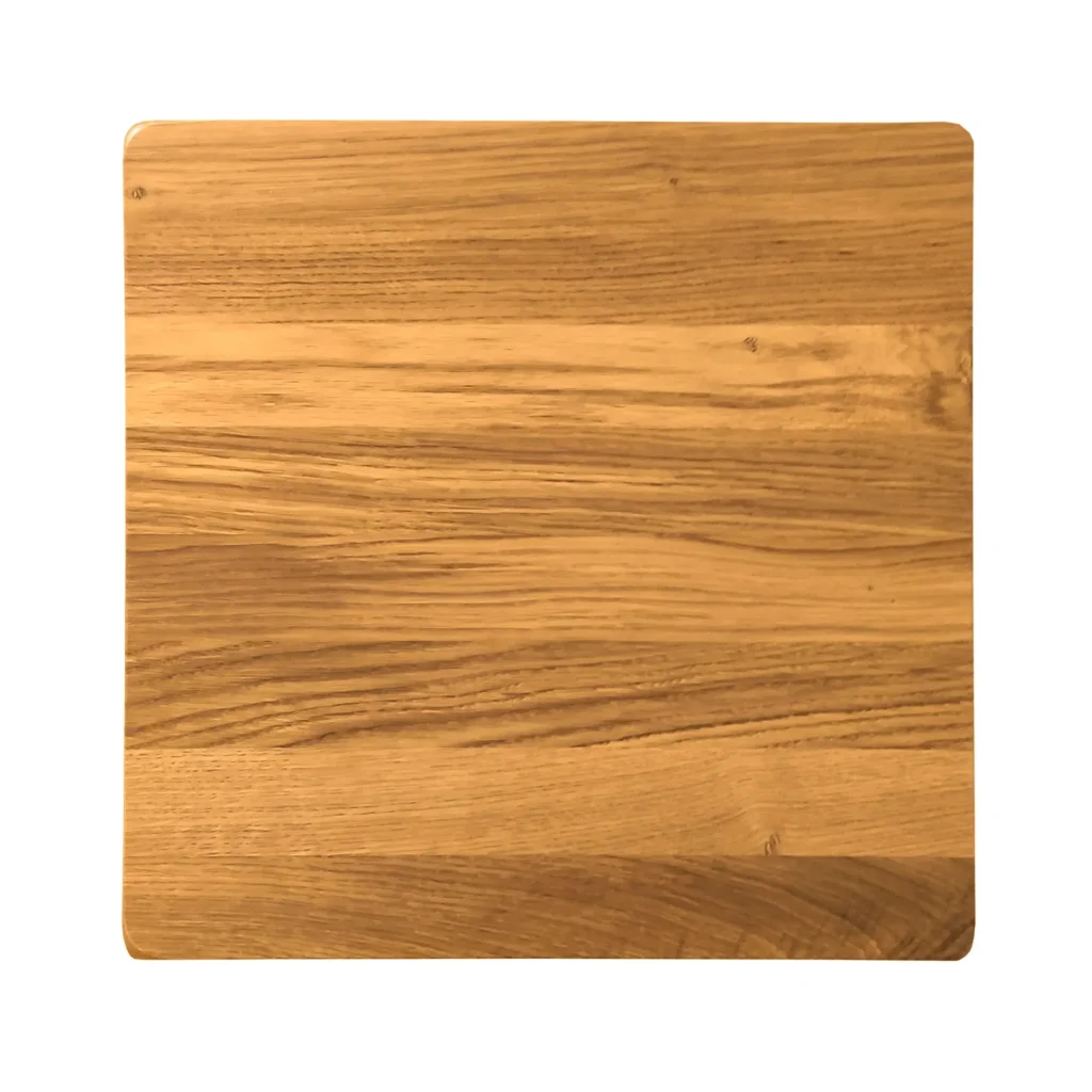 Detail sedáku masívnej barovej taburetky - Dubu.sk - nábytok z masívu