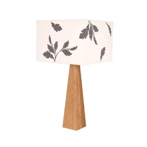 Stolná lampa s dubovými listami na tienidle - Dubu.sk - verní kvalite