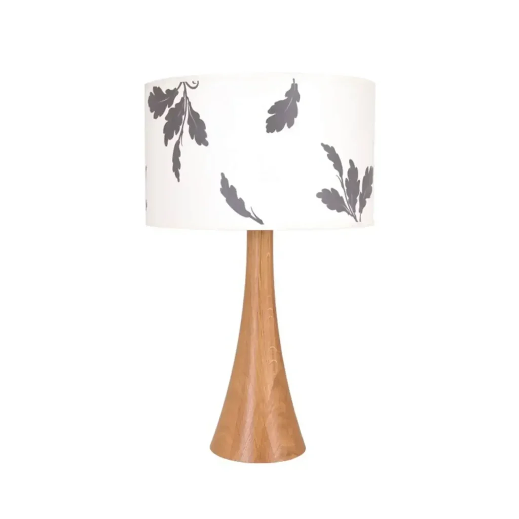 Stolná lampa s úžasnými dubovými listami na tienidle - Dubu.sk - verní kvalite