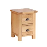 Úzky nočný stolík s 2 zásuvkami 450x400x600