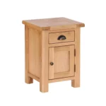 Úzky nočný stolík so zásuvkou a skrinkou 450x400x600