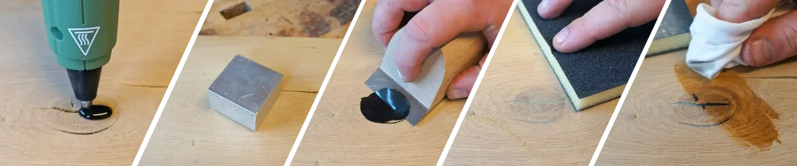 Ako použovať tavné tmely Wood Repair?