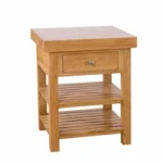 Kuchynský ostrovček so zásuvkou a poličkami 760x760x920