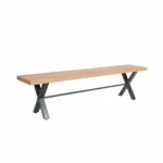 Lavica s kovovým rámom 1300x350x450