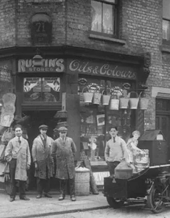 Rustins značka olejov z Anglicka - vynálezca dánskeho oleja