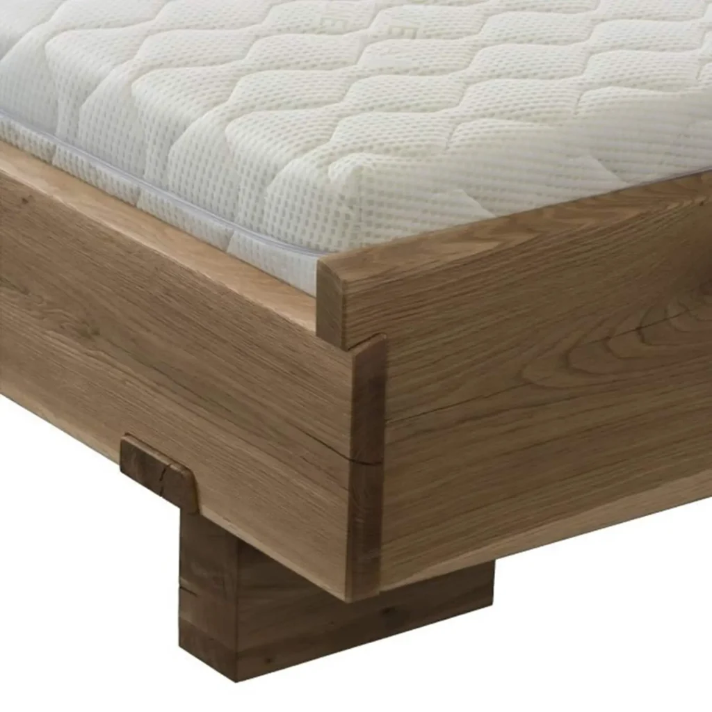 Levitujúca manželská moderná posteľ z masívu s 10 ročnou zárukou