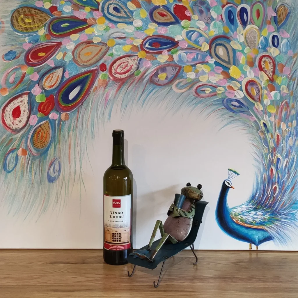 Žaba na lehátku s drinkom MH4350