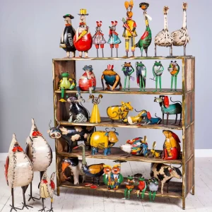 Zvieratká v štýle upcycle ako dekorácia do bytu