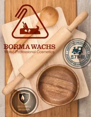 Borma Wachs - prírodné oleje s certifikáciou - nezávadné a zdraviu neškodlivé olje na drevo