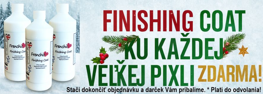 Finishing Coat k nakupu farby zadarmo