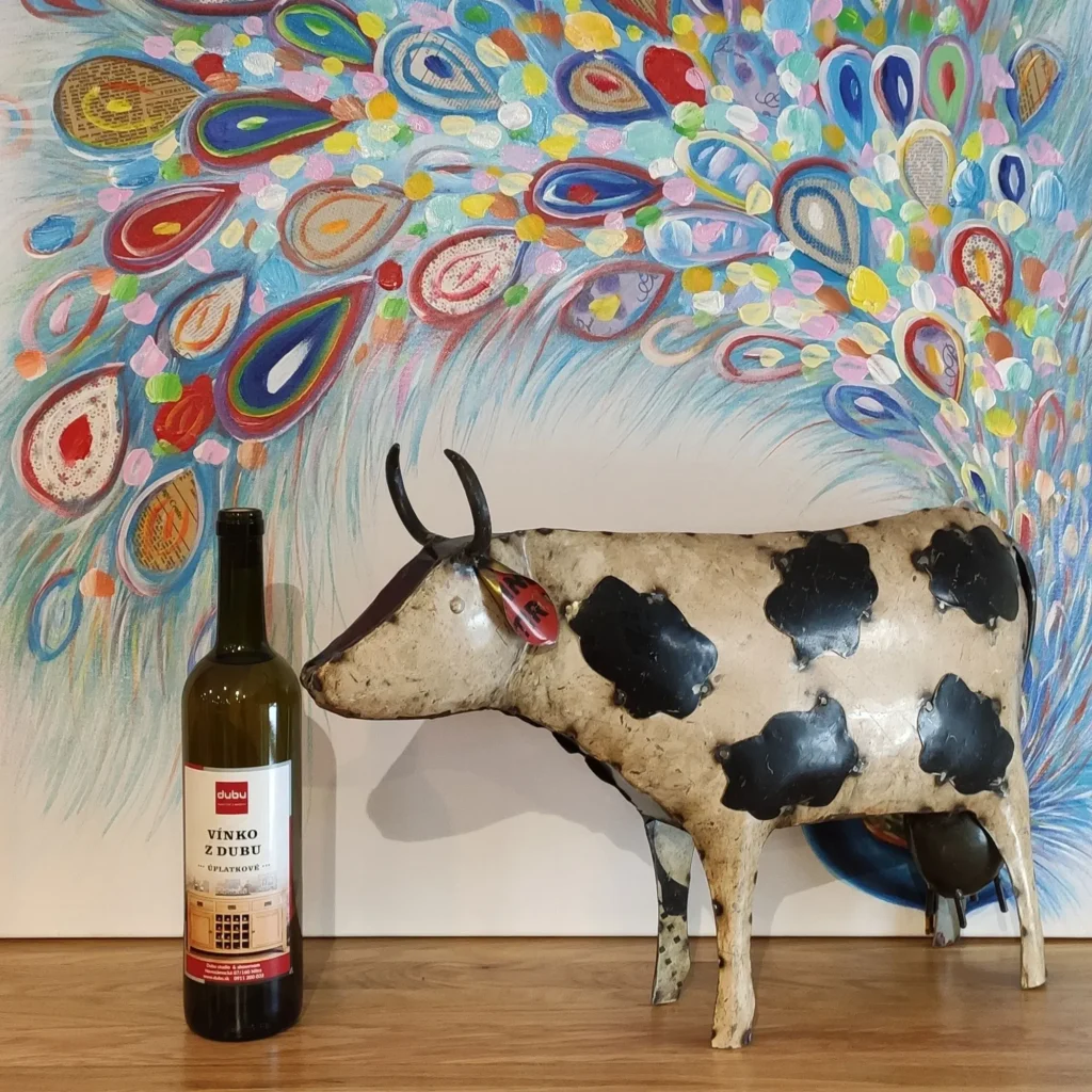 Upcycle kovová kravička MH4984