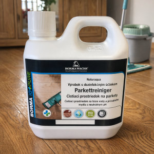 čistiace prostriedky na drevené podlahy a parkety