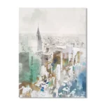 Obraz na plátne 680x30x900 Výhľad na mesto