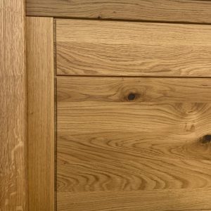 Čelo postelí BA detail dub rustikálne triedenie