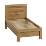 Moderná dubová jednolôžková posteľ z masívu BA, 80/90 x 200 cm