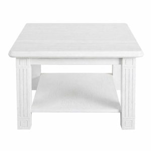 konferencny stolik z masivu biely