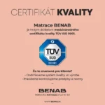 Certifikát kvality značky Benab