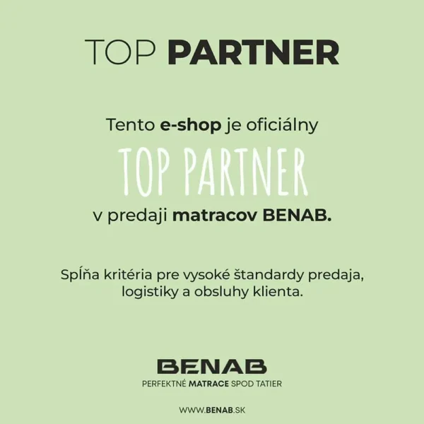 Top partner v predaji matracov Benab