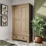 Šatníková skriňa so širokou zásuvkou, 110x57x200 cm