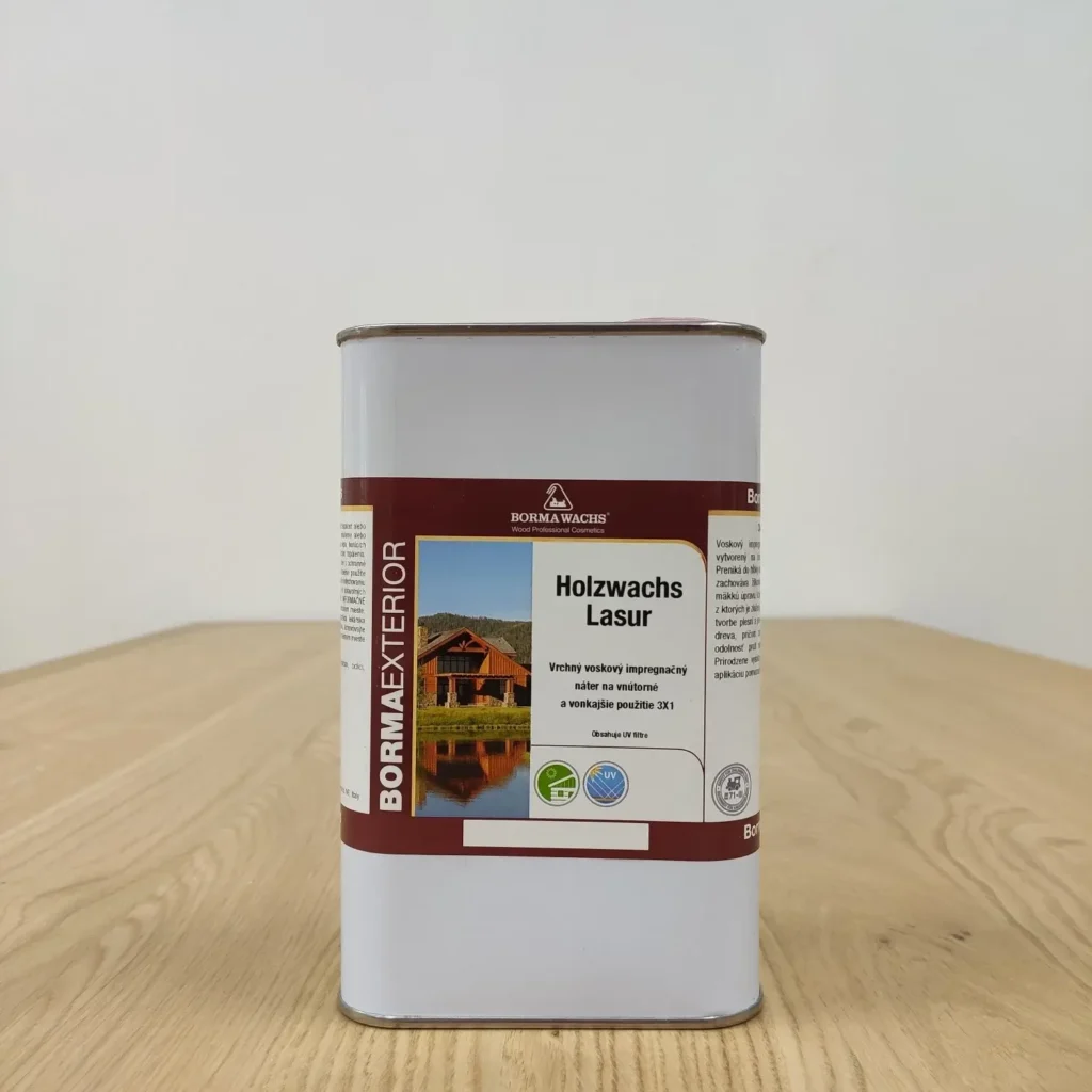 Voskový impregnačný náter do exteriéru Borma Wachs Holzwachs Lasur 3v1