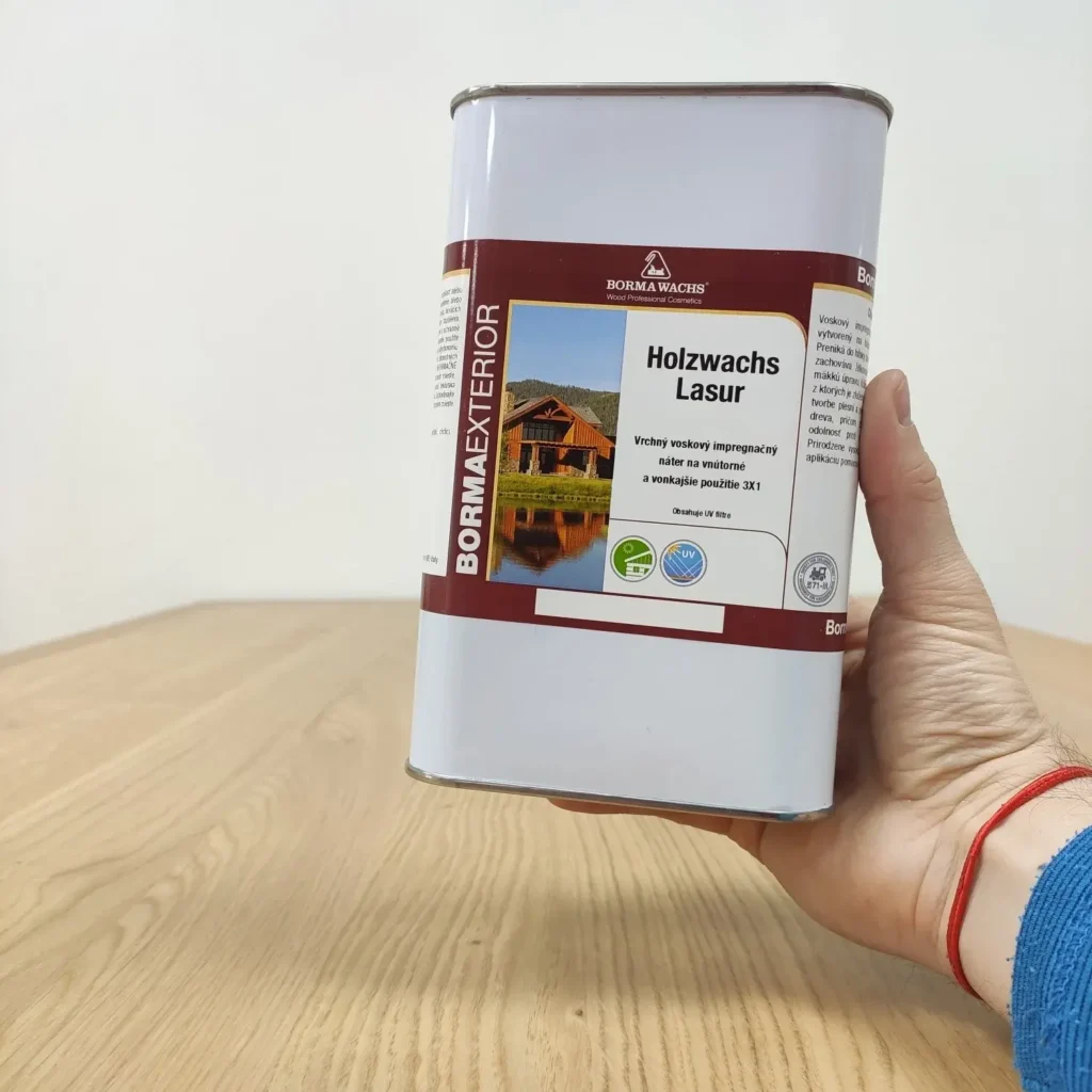 Holzwachs Lasur 3v1 od Borma Wachs - vrchný impregnačný náter s voskami