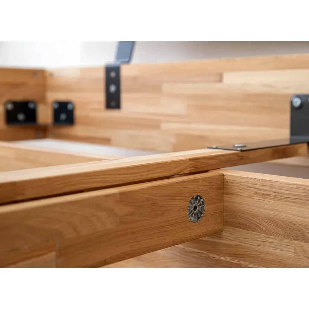 jednoducha montaz postel dub