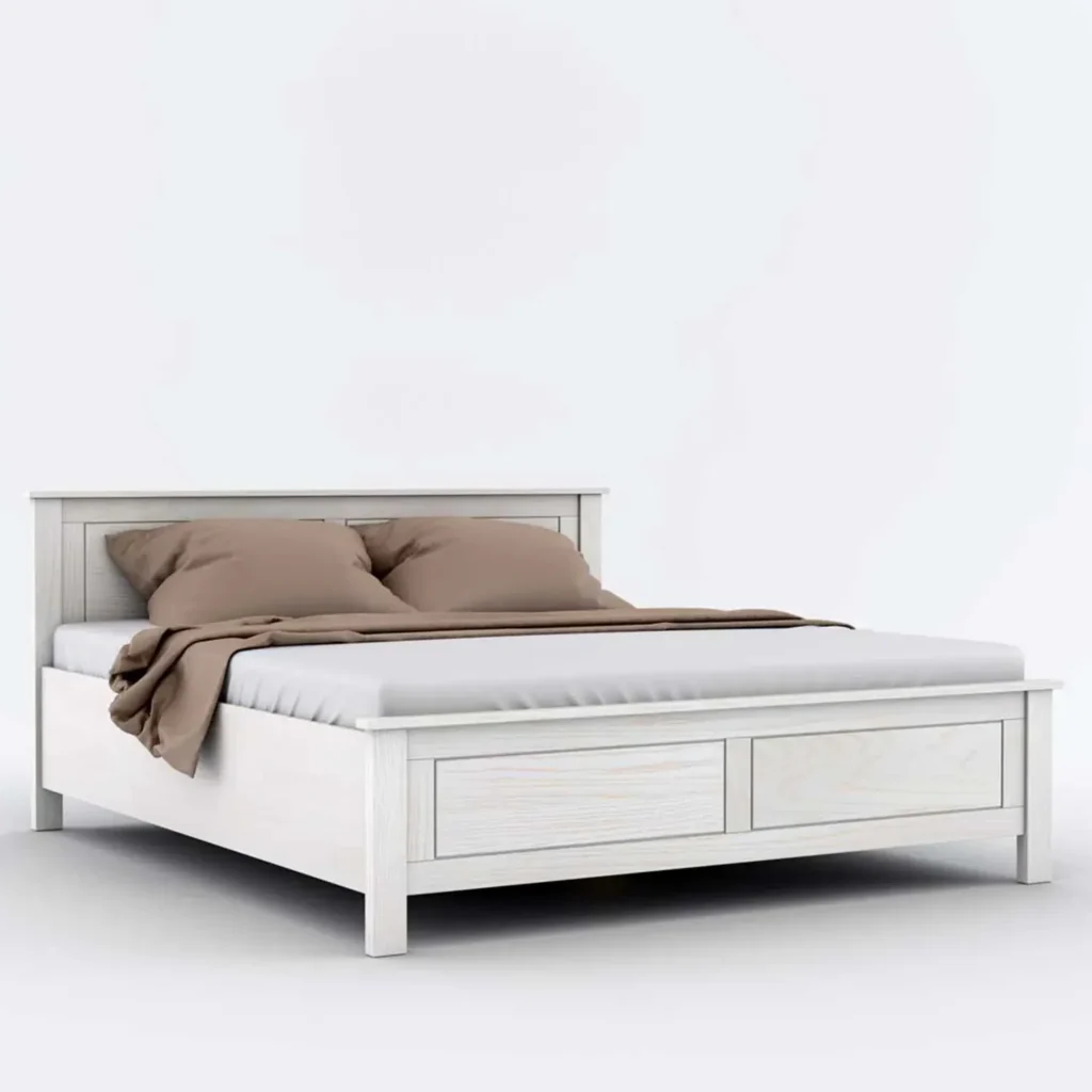biela postel do spálne klasicka sp8w