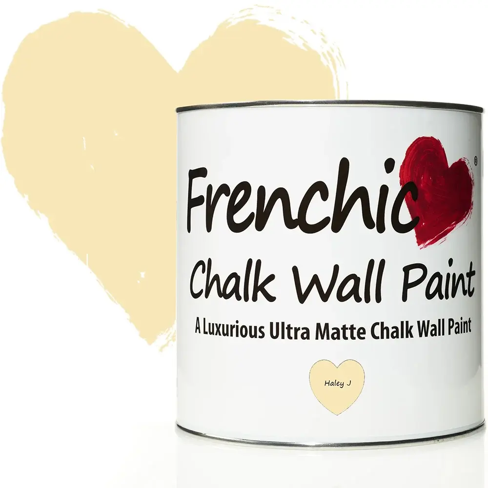 Pastelovo žltá kriedová farba na stenu Frenchic Chalk Wall Paint Haley J
