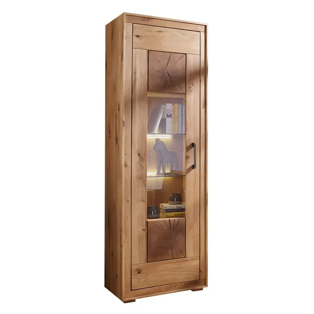 Drevená vitrína s otváraním vľavo