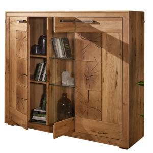 Masívny sekretár s 3 dvierkami