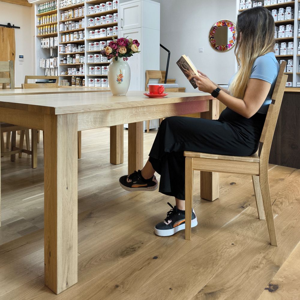 JK311-3520-1 pohodlné drevené stoličky jedálenský stôl