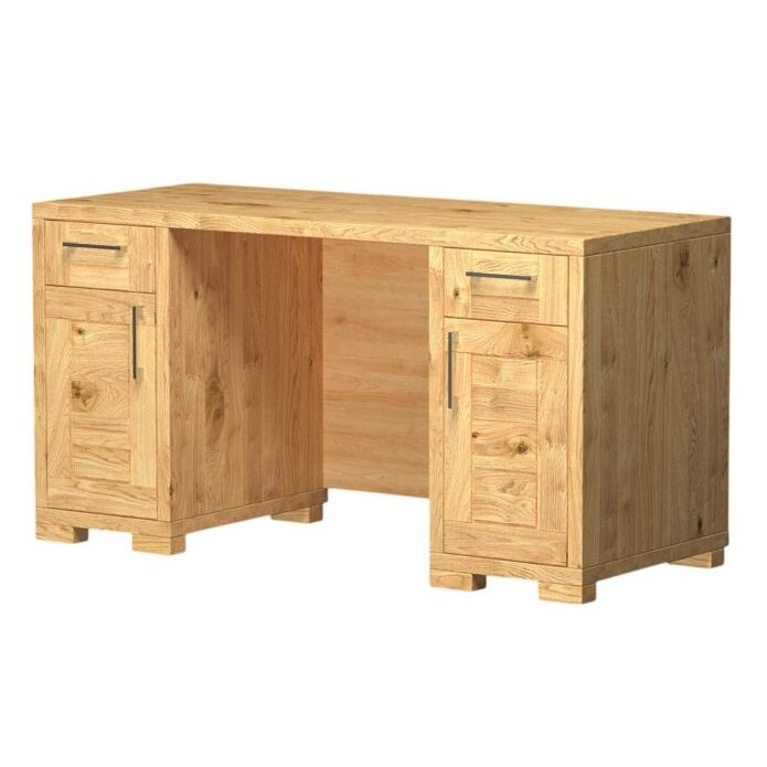 dubový masívny písací stôl do pracovne