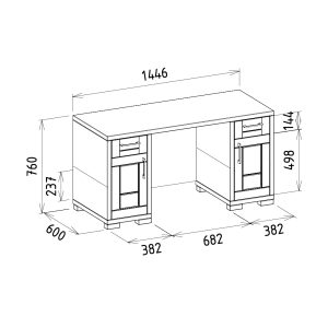 rozmery písacieho stola