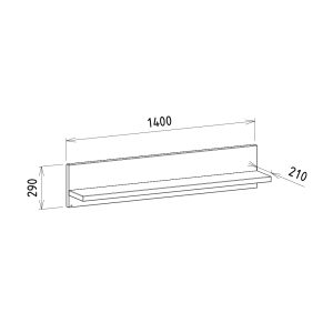 rozmery drevenej police z masívu