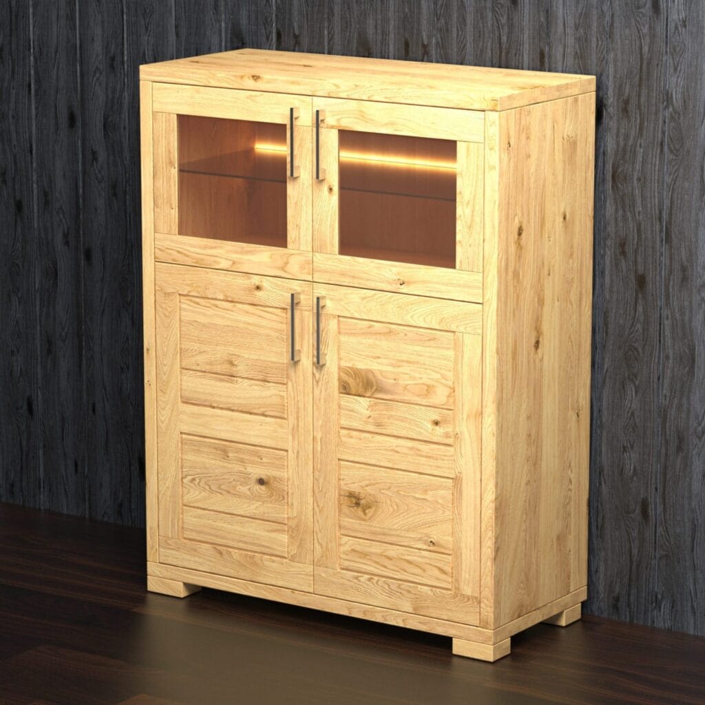 masívny sekretár do obývačky