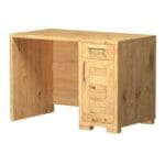 Kompaktný pracovný stolík z masívu, 110x60x76 cm