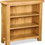 Nízka dubová knihovníčka, 85x35x90 cm