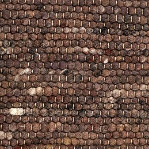 Koberec z panenskej vlny PLAIN Choco