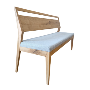 Dlhá jedálenská lavica do kuchyne s operadlom