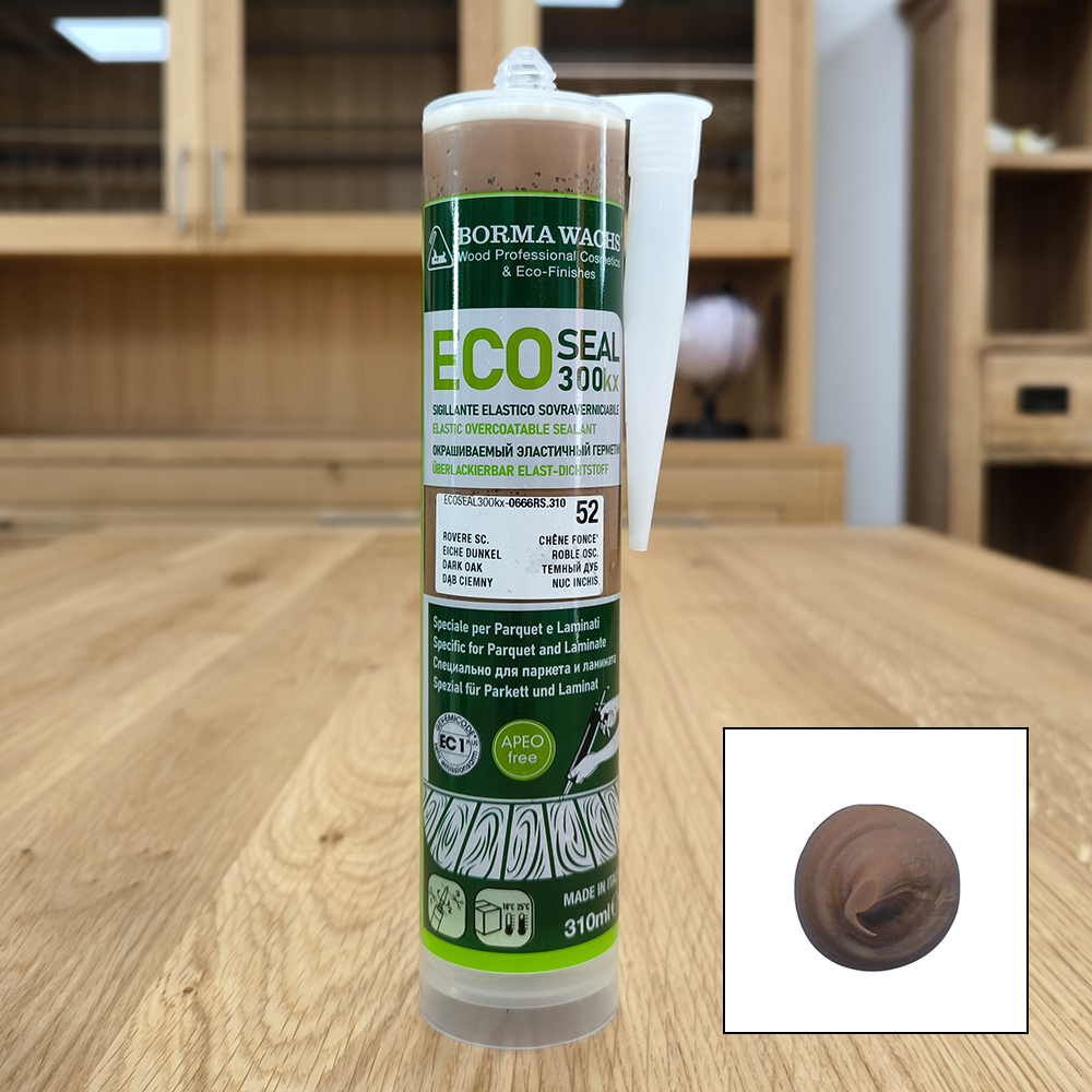 Interiérový tmel na podlahy v odtieni tmavého duba