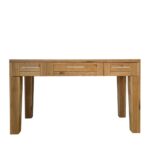 Drevený pracovný stôl s 3 zásuvkami, 140x60x80 cm