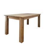 Kuchynský stôl rozkladací z dubového masívu pre 6 až 8 osôb, 180-230×90×76 cm