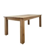 Veľký rozkladací jedálenský stôl z dubového masívu pre 8 až 10 osôb, 200-250×90×76 cm