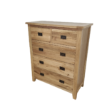 Veľký bielizník - komoda s 5 zásuvkami, 110x53x130 cm