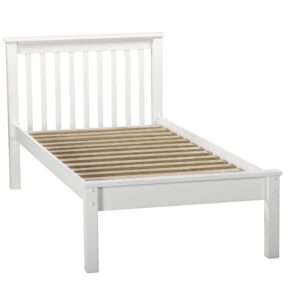 drevená posteľ 90x200 BIELA s rostom gratis