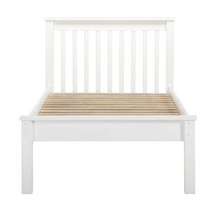 biela postel 90x200 jednolozko