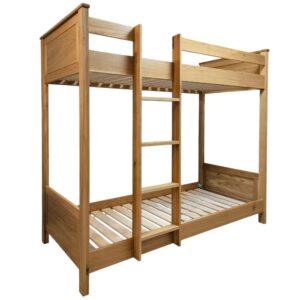 poschodová posteľ z masívneho dreva