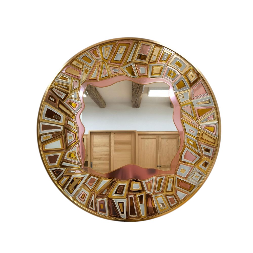 WAL04 mozaikové zrkadlo na stenu